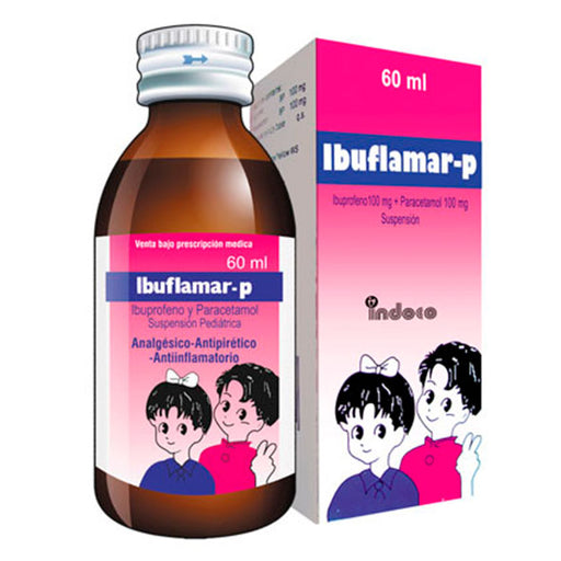 Ibuflamar P Ibuprofeno Paracetamol Suspensión X 60Ml