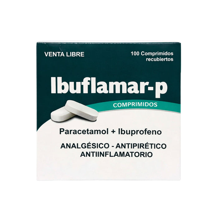 Ibuflamar P Ibuprofeno 400Mg Y Paracetamol 500Mg X Comprimido