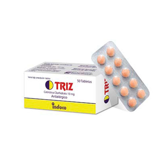 Triz 10Mg Cetirizina X Tableta