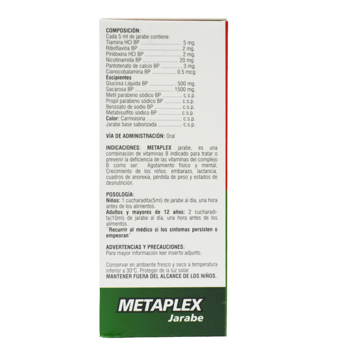 Metaplex Jarabe X 125Ml Suplemento Vitaminico— Farmacorp