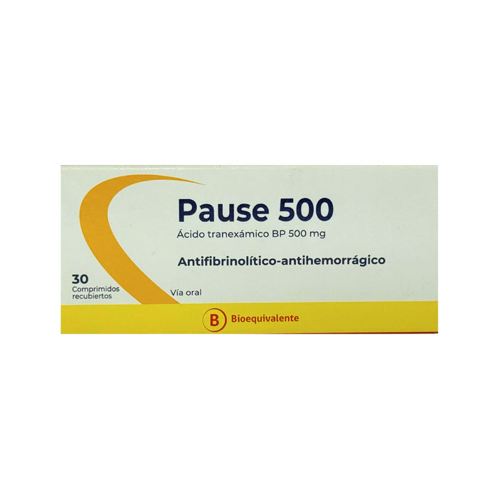 Pause 500Mg Ácido Tranexámico X Comprimido