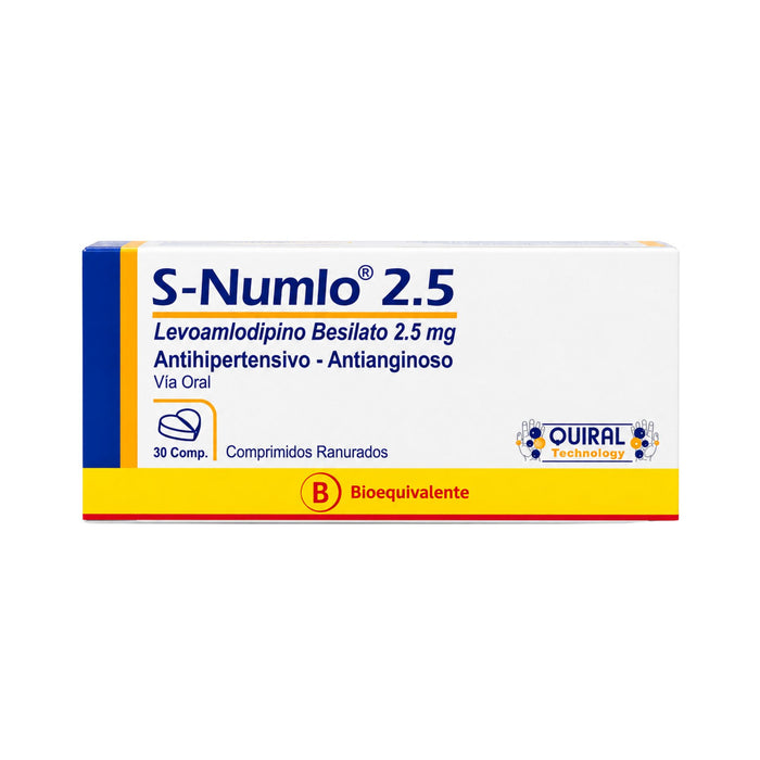 S-Numlo 2.5Mg Levoamlodipino X Comprimido