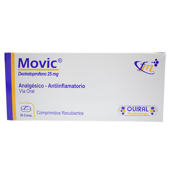 Movic Dexketoprofeno 25Mg X Tableta