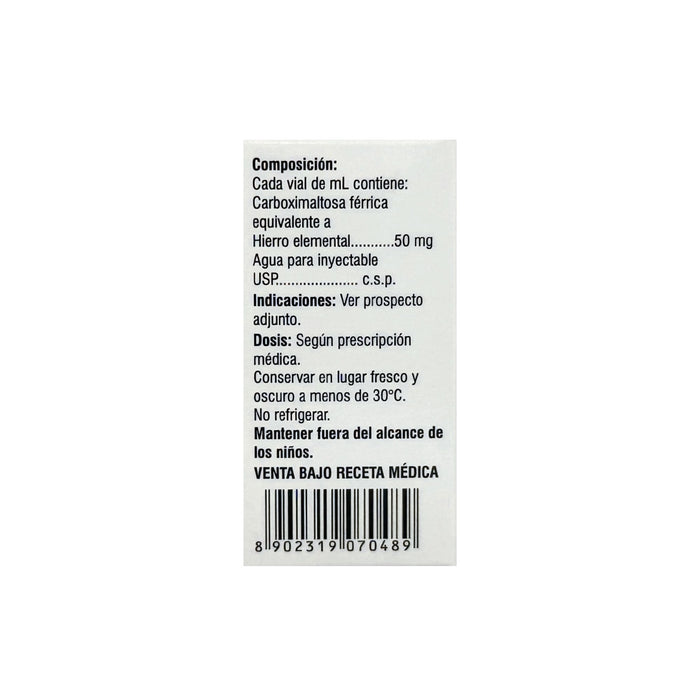 Encicarb 500Mg Hierro Carboximaltosa Iv X Ampolla