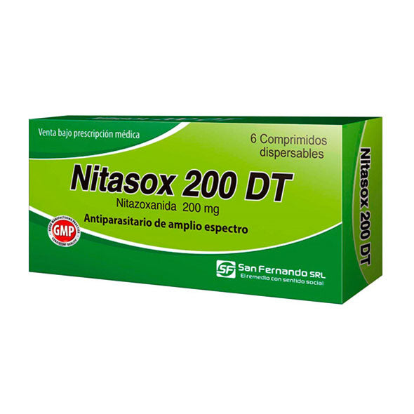 Nitasox Dt Nitazoxanida 200Mg X Tableta