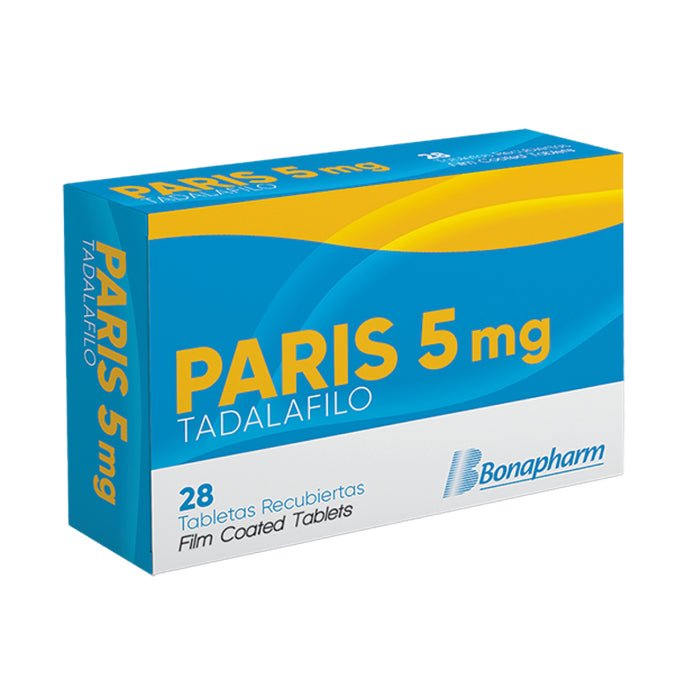 Paris 5Mg Tadalafilo X Tableta