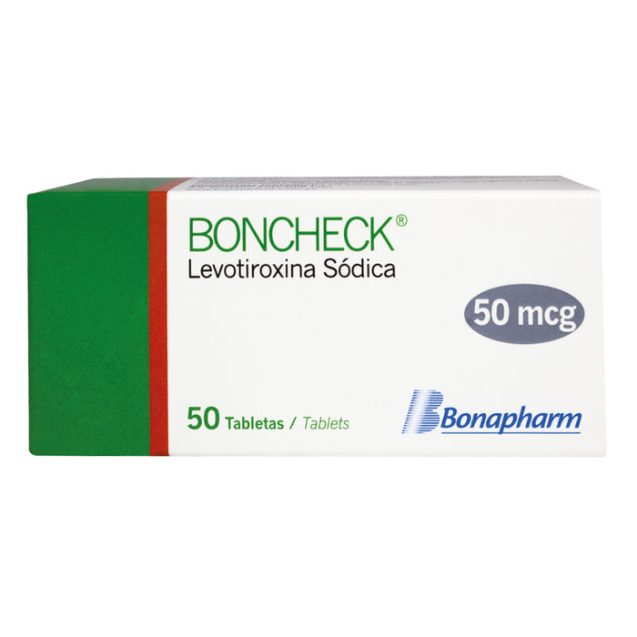 Boncheck 50Mcg Levotiroxina X Tableta— Farmacorp
