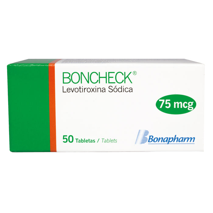 Boncheck 75Mcg Levotiroxina X Tableta