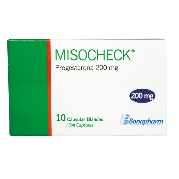 Misocheck 200Mg Progesterona X Capsula Blanda