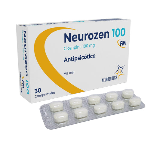 Neurozen Clozapina 100 Mg X Comprimido