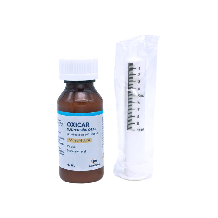 Oxicar Oxcarbazepina 300Mg / 5Ml Suspensión X 60Ml