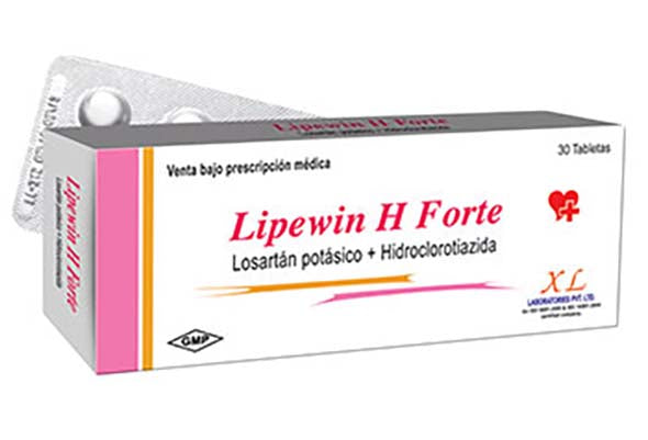 Lipewin H Forte Losartan Potasico 100Mg Y Hidroclorotiazida 25Mg X Tableta