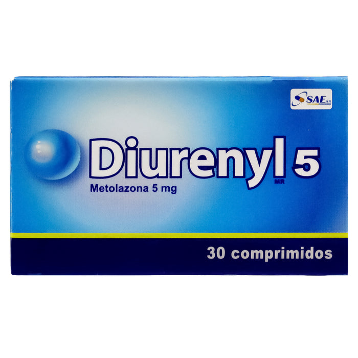 Diurenyl 5Mg Metolazona X Tableta