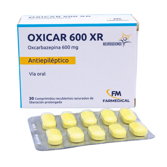 Oxicar Xr Oxcarbazepina 600Mg X Comprimido De Liberación Prolongada