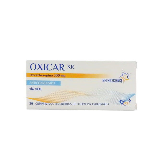 Oxicar Xr 300Mg X 30 Comp Lib Prol Oxcarbazepina