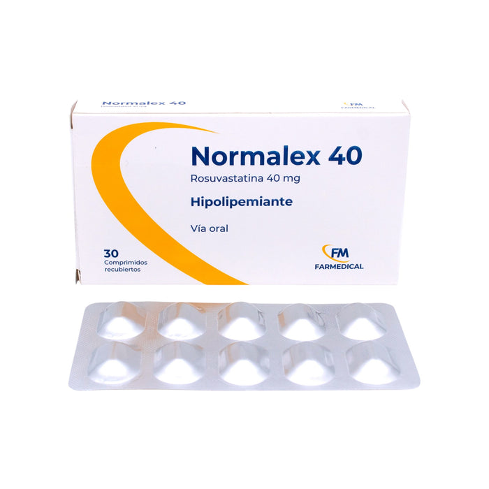 Normalex Rosuvastatina 40Mg X Comprimido