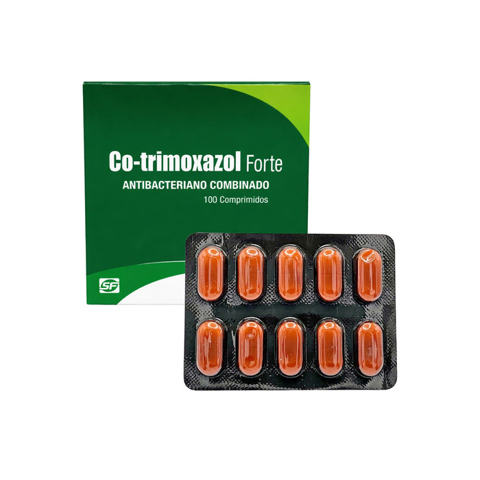 Cotrimoxazol Forte Sulfametoxazol 800Mg Y Trimetoprima 160Mg X Tableta