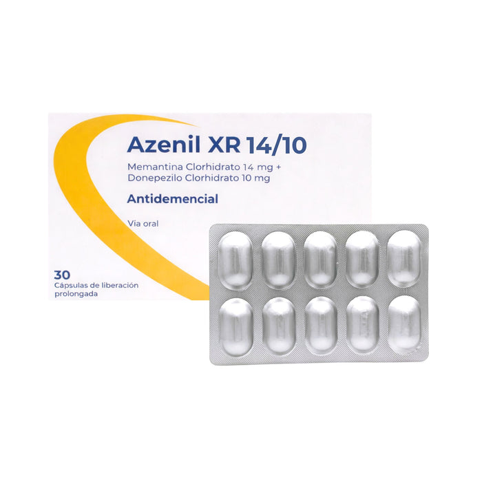 Azenil Xr 14/10Mg X Cápsula Liberación Prolongada