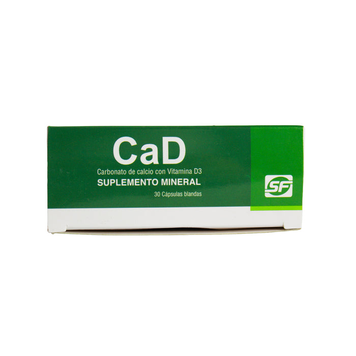 Cad X 30 Cap Blandas Calcio Vitamina D3