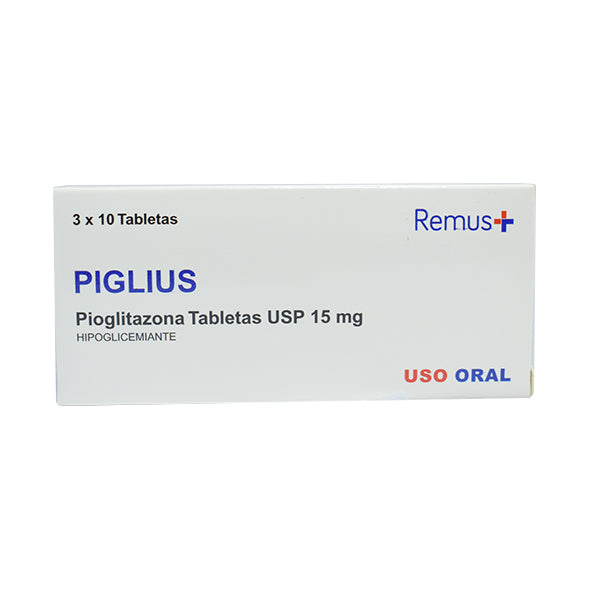 Piglius Pioglitazona 15Mg X Tableta
