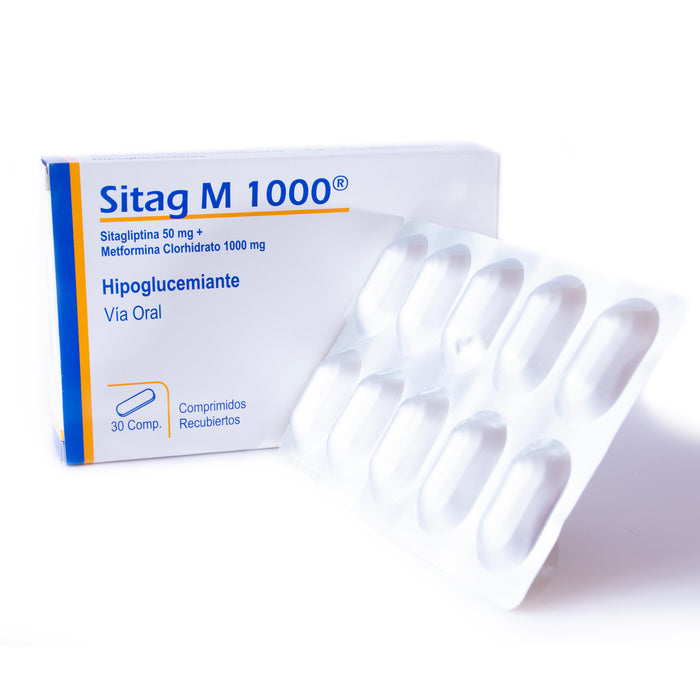 Sitag M1000 Sitagliptina 50Mg Y Metformina 1000Mg X Tableta