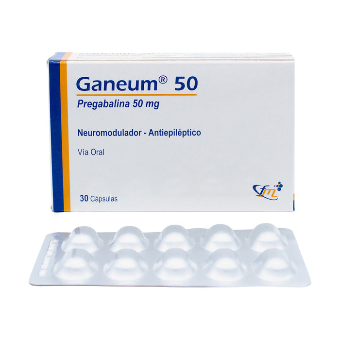 Ganeum 50Mg Pregabalina X Capsula
