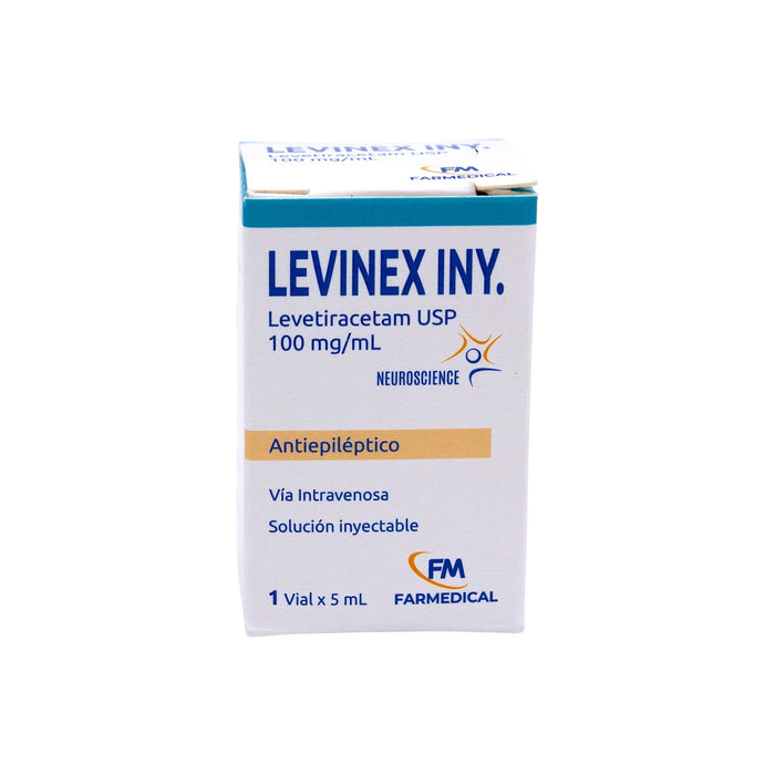 Levinex Levetiracetam 100Mg/Ml Intravenosa X Ampolla /5Ml