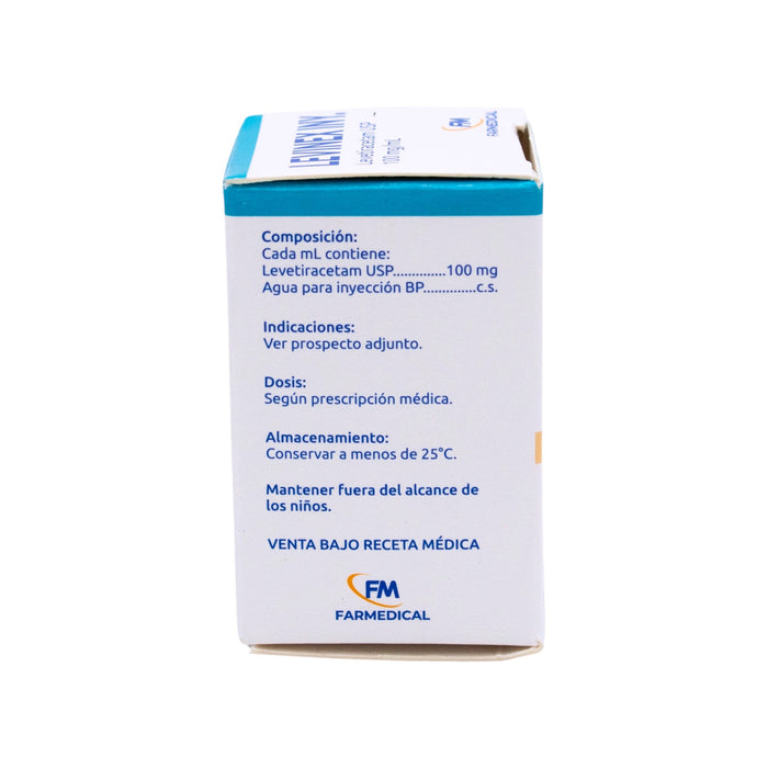 Levinex Levetiracetam 100Mg/Ml Intravenosa X Ampolla /5Ml