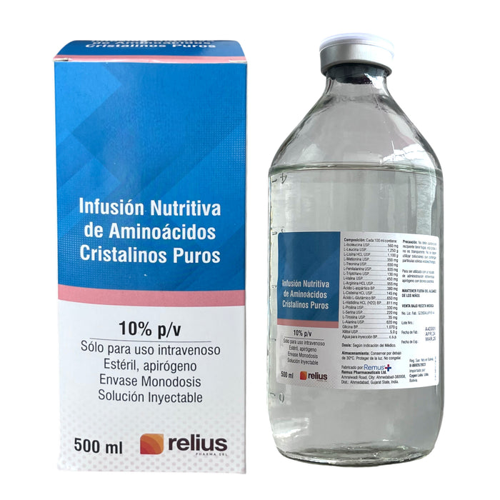 Infusion Nutritiva De Aminoácidos 0.010 Iv X 500Ml