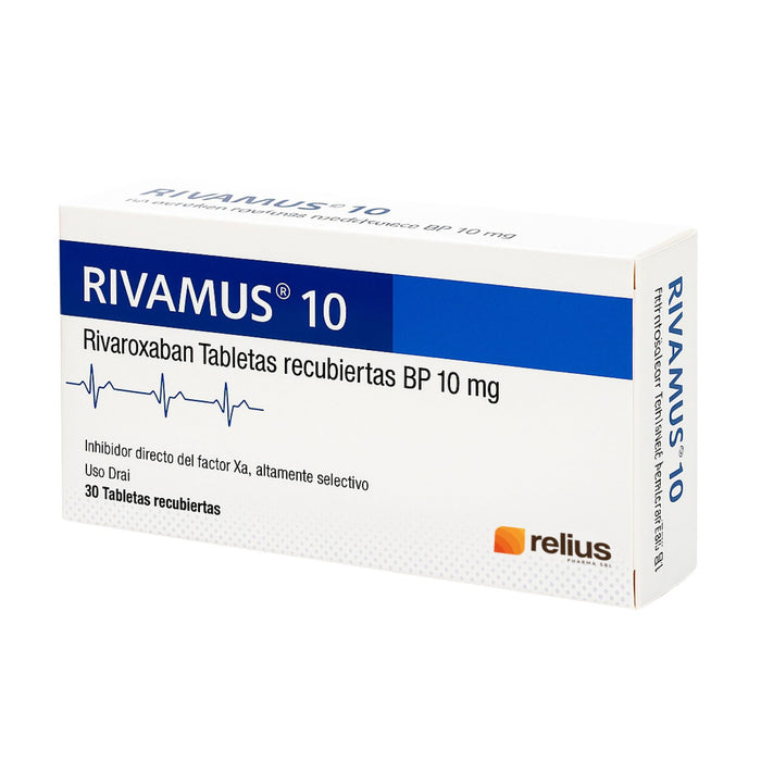 Rivamus 10Mg Rivaroxaban X Comprimido