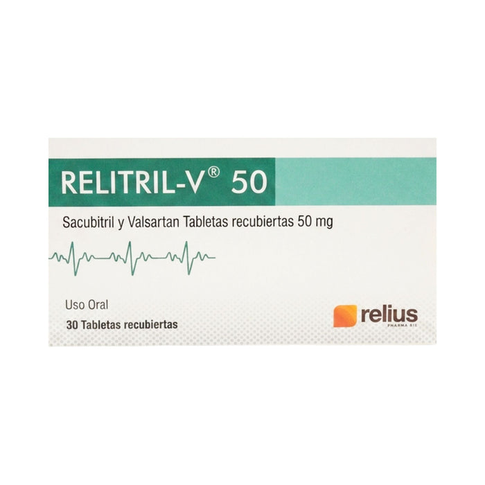 Relitril-V 50 Sacubitril Valsartan X Tableta Recubierta