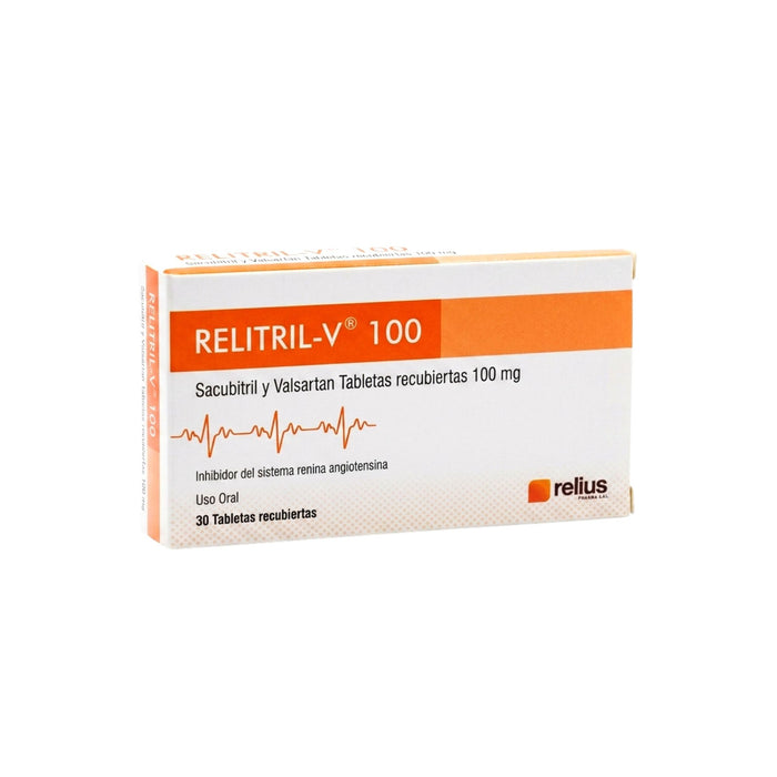 Relitril-V 100 Sacubitrilo Valsartan X Tableta
