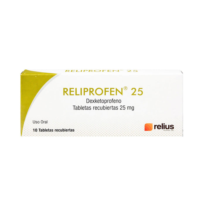 Reliprofen Dexketoprofeno 25Mg X Tableta Recubierta