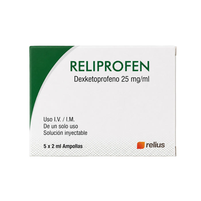 Reliprofen 25Mg/Ml Dexketoprofeno Im-Iv X Ampolla 2Ml