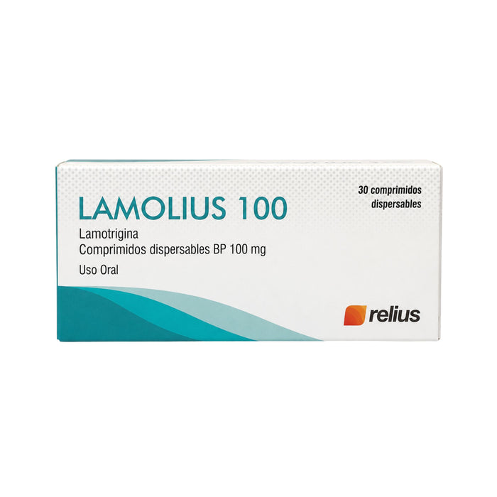 Lamolius 100Mg Lamotrigina X Comprimido