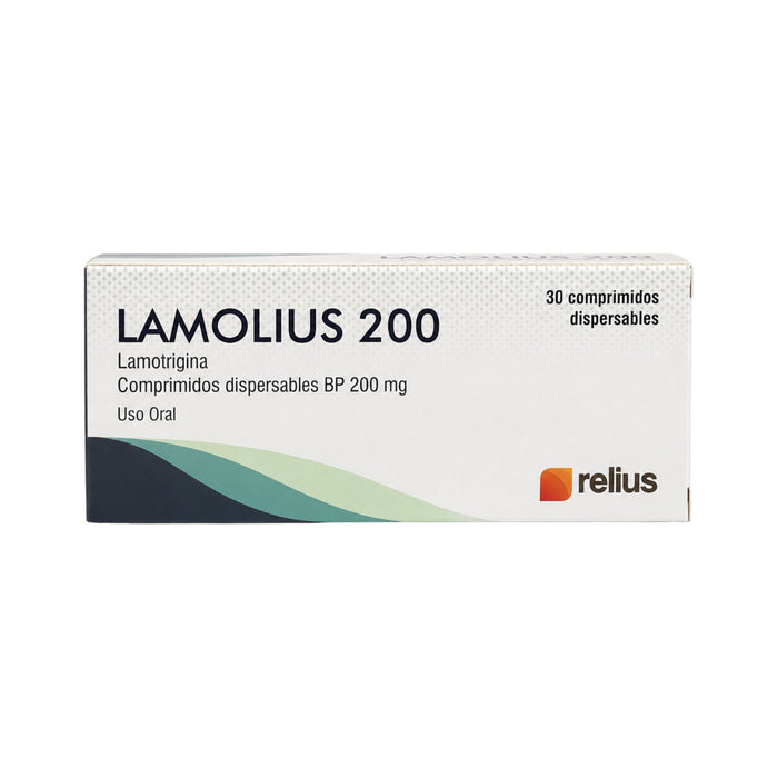 Lamolius 200Mg Lamotrigina X Comprimido