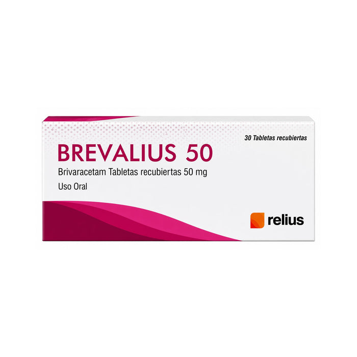 Brevalius 50Mg Brivaracetam X Comprimido