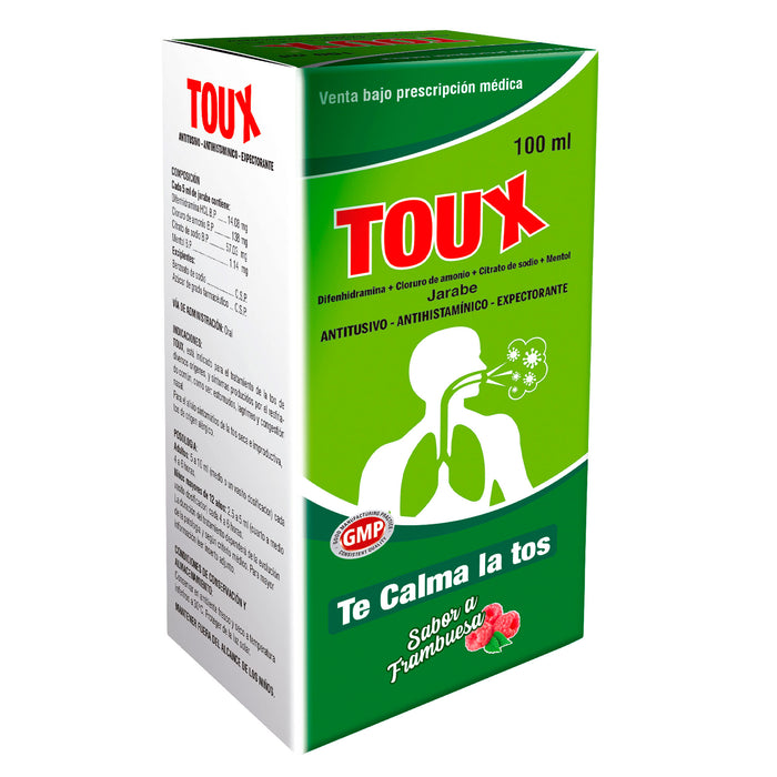 Toux Jarabe Sabor Frambuesa X 100Ml