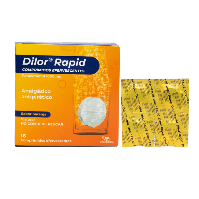 Dilor Rapid 1000 Mg Paracetamol X Comprimido Efervescente