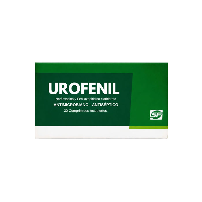 Urofenil Norfloxacina Fenilazopiridina X Comprimido