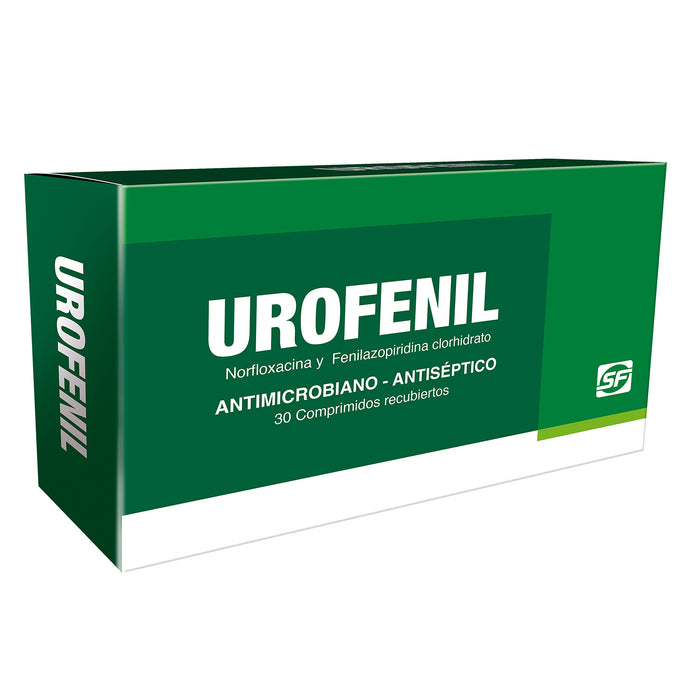 Urofenil Norfloxacina Fenilazopiridina X Comprimido