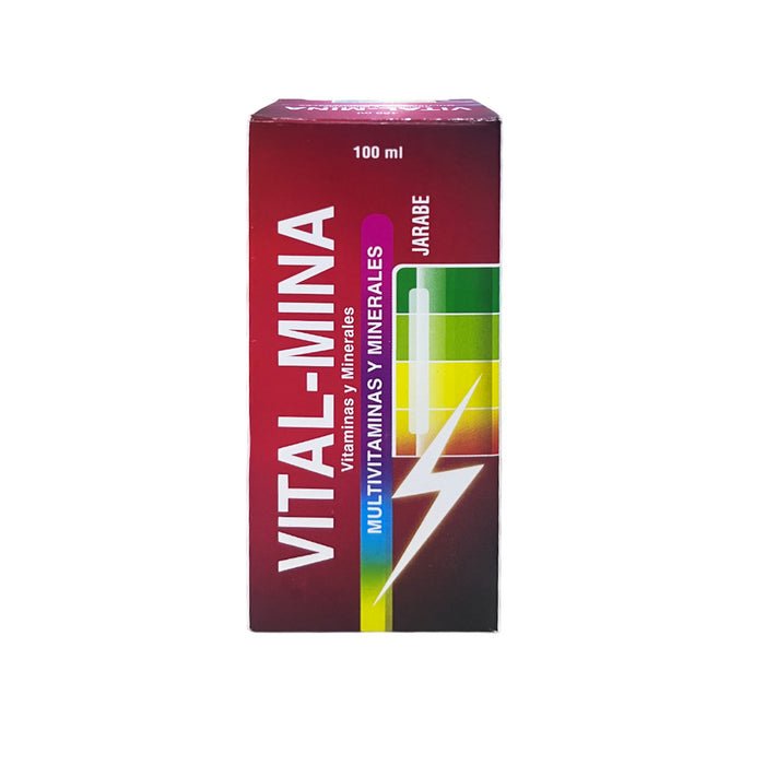 Multivitamínico Vital-Mina Jarabe Multivitaminas / Minerales X 100Ml