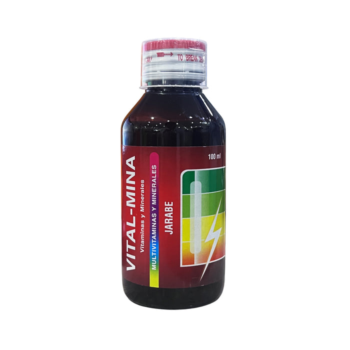 Multivitamínico Vital-Mina Jarabe Multivitaminas / Minerales X 100Ml