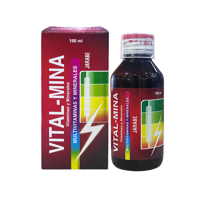 Multivitamínico Vital-Mina Jarabe Multivitaminas / Minerales X 100Ml