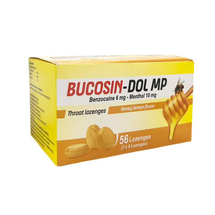 Bucosin-Dol Mp Miel Limon Benzocaína / Mentol X Pastilla