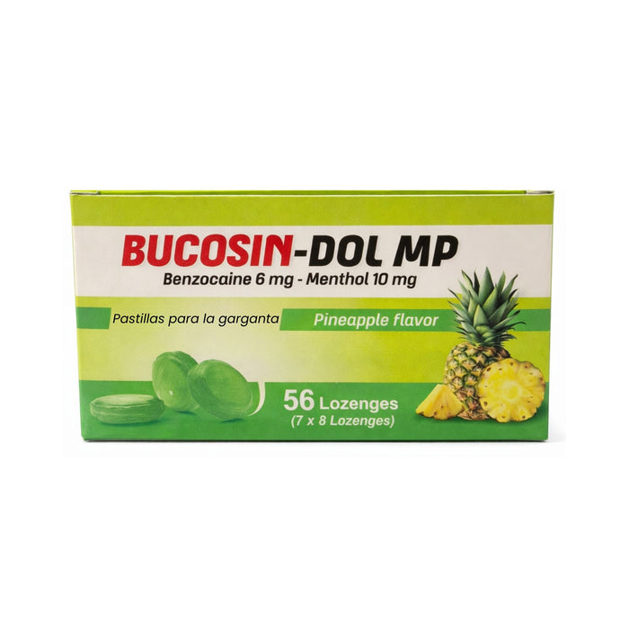 Bucosin-Dol Mp Benzocaina 6Mg Mentol 10Mg Piña X Pastilla
