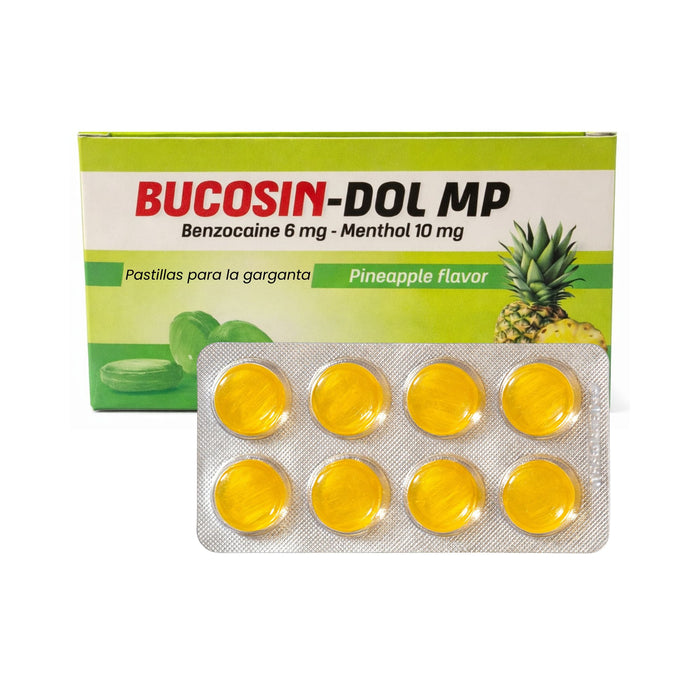 Bucosin-Dol Mp Benzocaina 6Mg Mentol 10Mg Piña X Pastilla