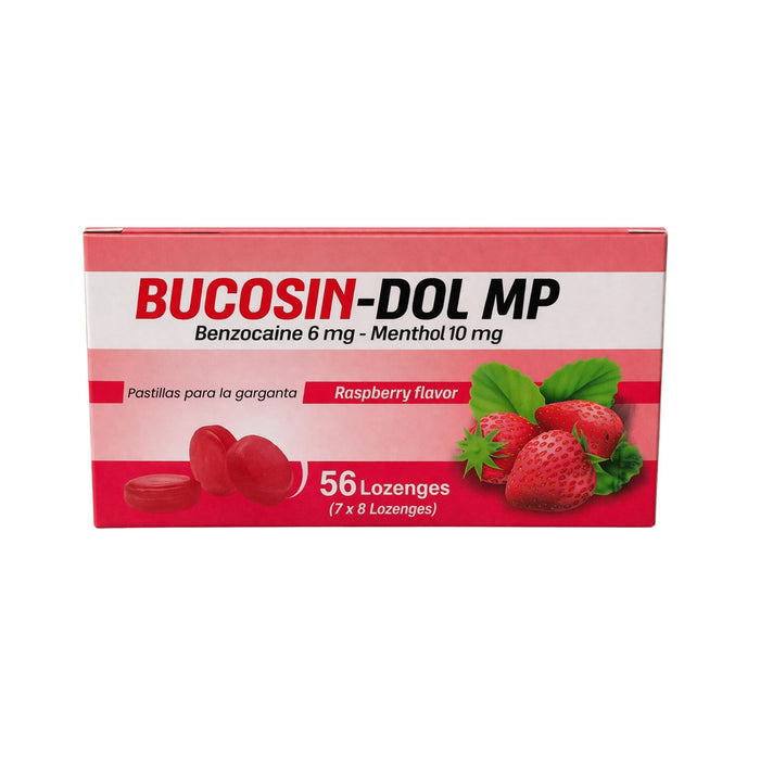 Bucosin-Dol Mp Benzocaina 6Mg Mentol 10Mg Frambuesa X Pastilla