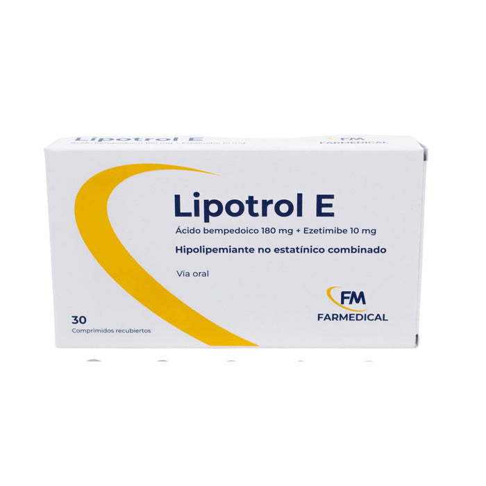 Lipotrol E Ácido Bempedoico/Ezetimibe X Comprimido
