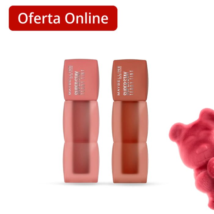 Combo Labial Teddy Tint Skinny + Labial Teddy Tint Faux Freckle